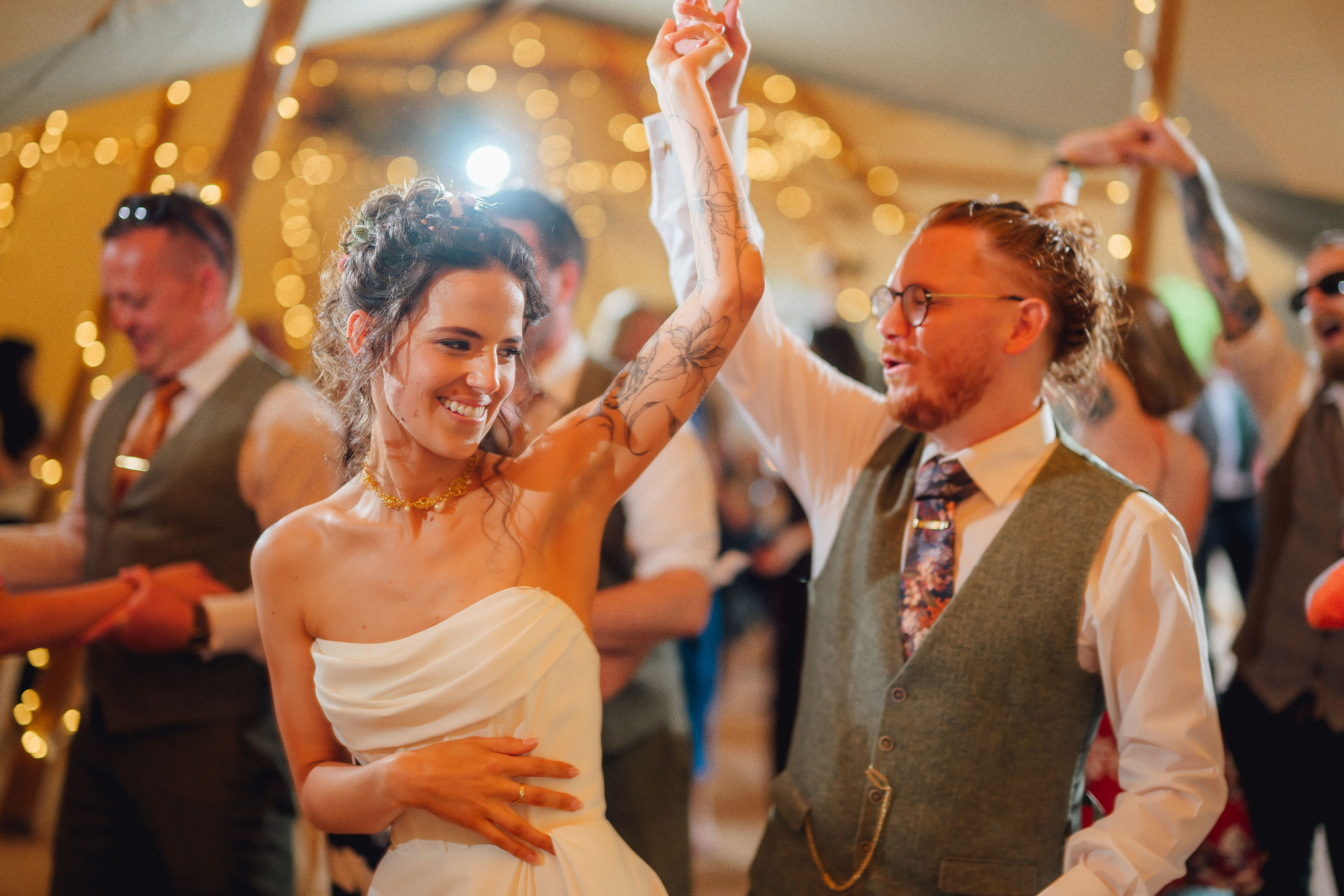 Dancing in the tipi